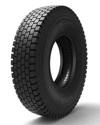 Use the double tread structure makes tire less heat